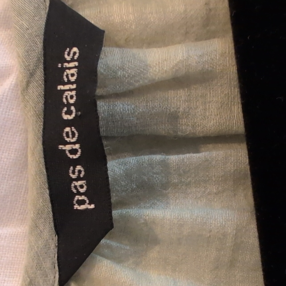 Pas De Calais linen Button Down Blouse 38 - Picture 4 of 5